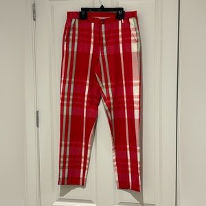 Men’s Petit Peony Ryan pants in Kensington plaid sz 32